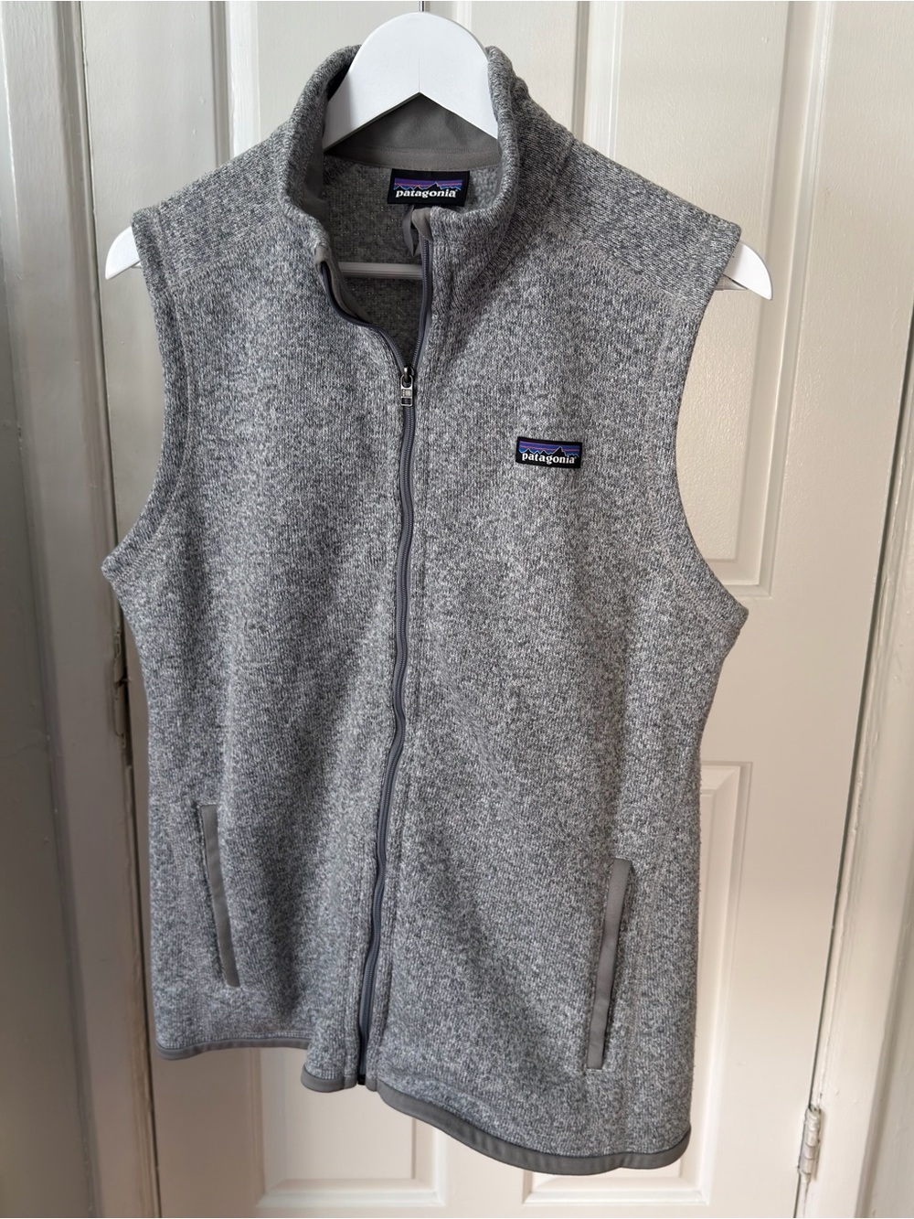 Patagonia Grey Fleece Vest - Lightweight Warmth
